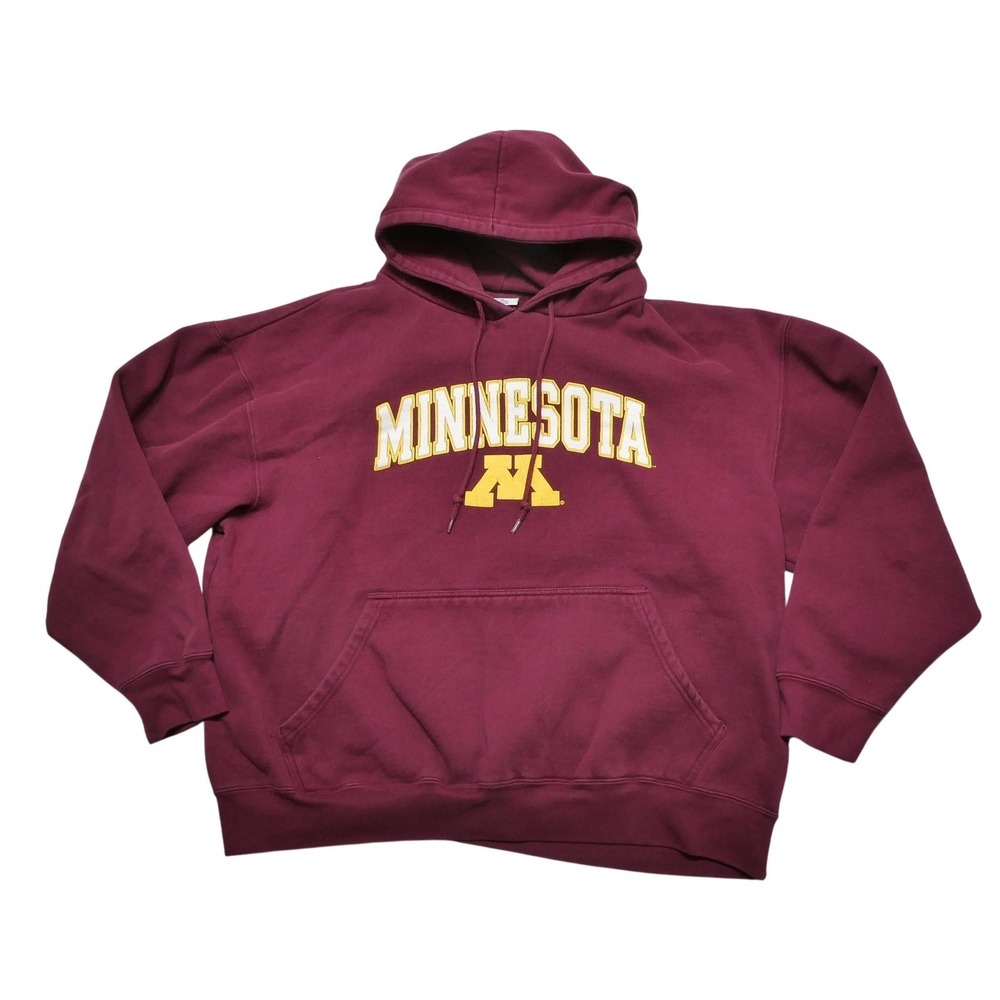 Minnesota Golden Gophers Hoodie Sweatshirt Mens XL Red NCAA Basketball Pro Edge